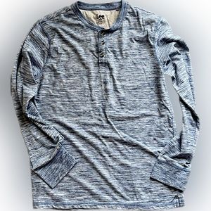 Men’s Lee Henley Shirt, size Medium (navy) NWOT!